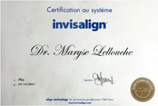 certificat Invisalign